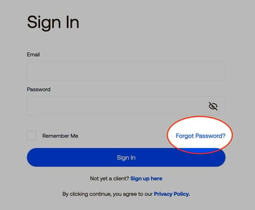 Forgot Password